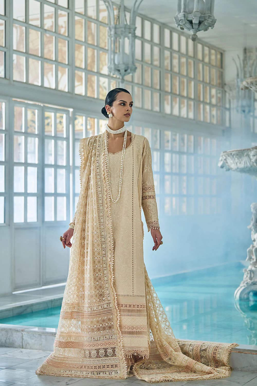 Design 3A Luxury Lawn Eid Edition 2026 Unstitched 8