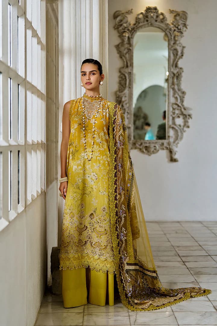 Design 12B Luxury Lawn Eid Edition 2026 Unstitched