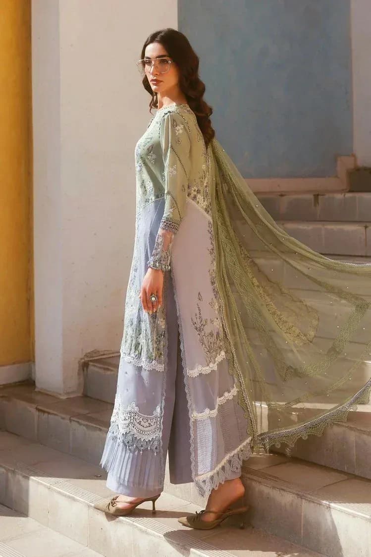 Maria B - Timeless Elegance Luxury Lawn - Design-6B - Unstitched