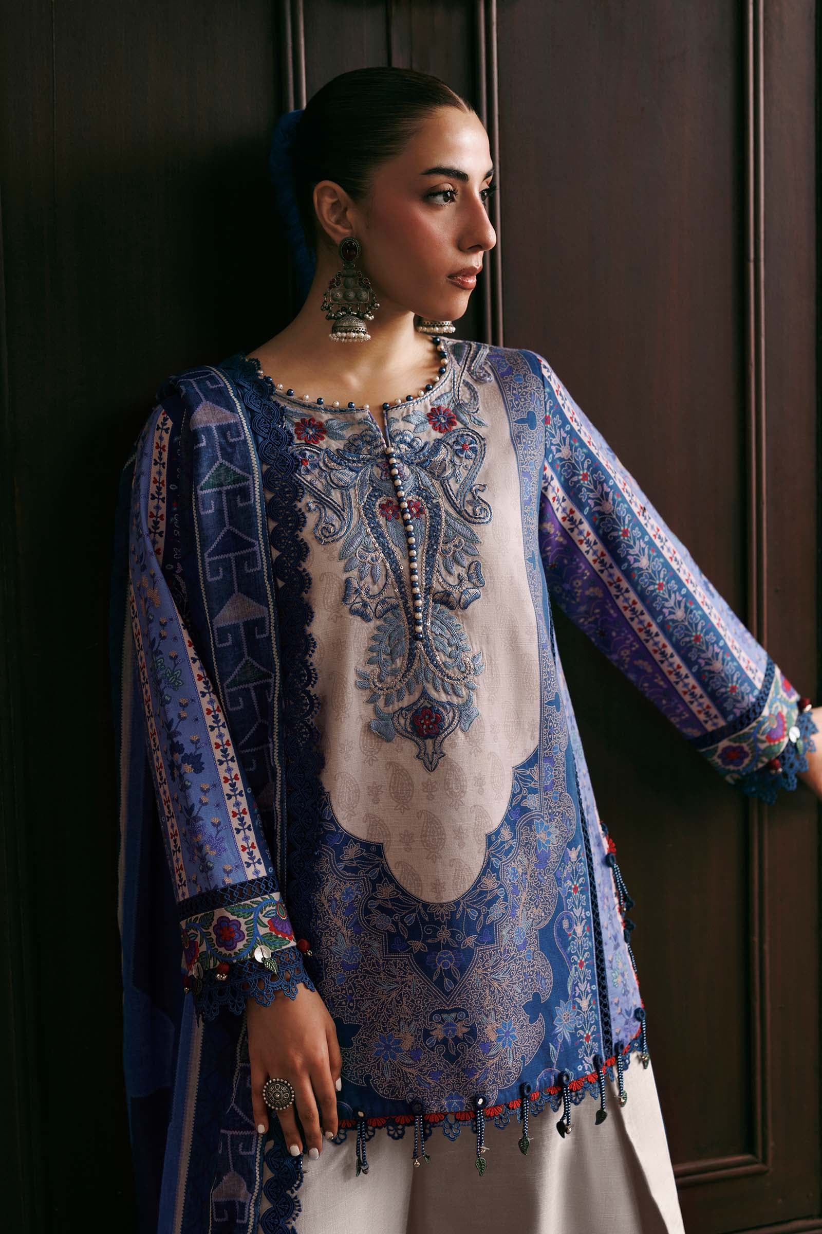 mbasics Slub Khaddar Suit #MB-CUSV15-01A