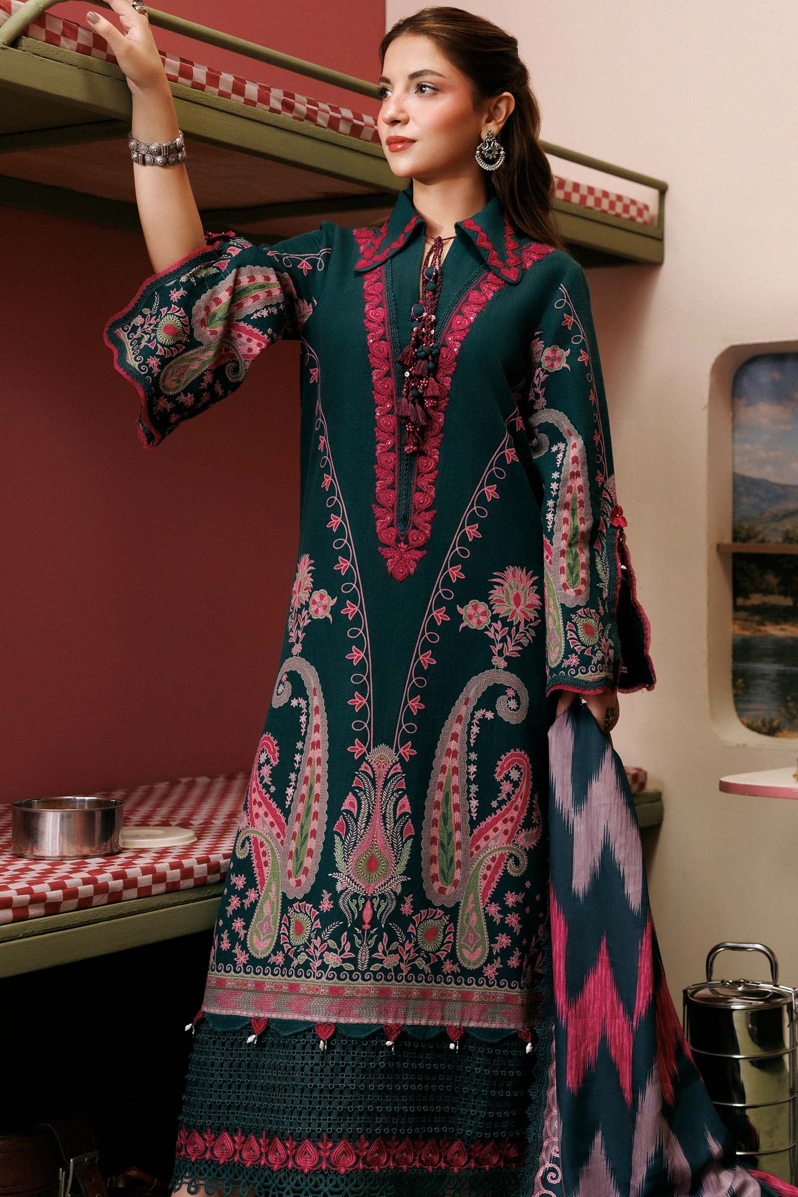 mbasics Slub Khaddar Suit #MB-CUSV15-02B