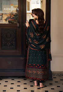 AJKI-01 EMBROIDERED TWILL 3 PC