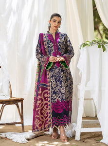 Zainab Chottani  by Tahra Embroidered Lawn Suit Unstitched 3 Piece ZCT24 FREYA - D 07B - Summer Collection