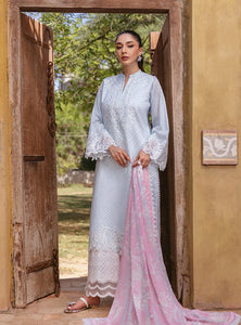 Zainab Chottani  by Tahra Embroidered Lawn Suit Unstitched 3 Piece ZCT24 RUHAE - D 9B - Summer Collection