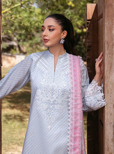 Zainab Chottani  by Tahra Embroidered Lawn Suit Unstitched 3 Piece ZCT24 RUHAE - D 9B - Summer Collection