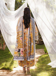 Zainab Chottani  by Tahra Embroidered Lawn Suit Unstitched 3 Piece ZCT24 BEEHA - D 2A - Summer Collection