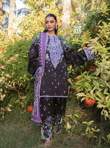 Zainab Chottani  by Tahra Embroidered Lawn Suit Unstitched 3 Piece ZCT24 RAHA - D 6B - Summer Collection