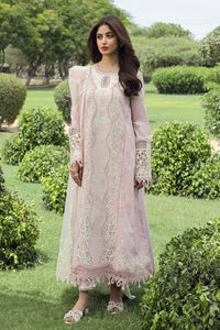 Qalamkar Chikankari Lawn Suit Unstitched 3 Piece PS-09 FARVA- Festive Collection