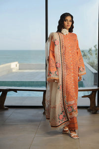 Maryam Hussain Embroidered Lawn Suit Unstitched 3 Piece MHL24 D-09- Luxury Collection