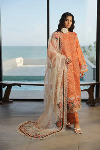 Maryam Hussain Embroidered Lawn Suit Unstitched 3 Piece MHL24 D-09- Luxury Collection