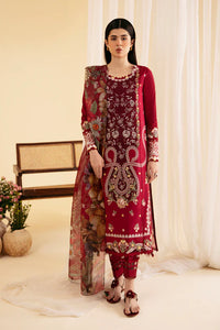 Qalamkar by Qlinekari Chikankari Lawn Suit Unstitched 3 Piece QLM24 SQQ-04 LARMINA- Summer Collection