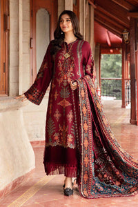 Maria.B 3 Piece Unstitched Embroidered Twill Linen Suit | DL-1210