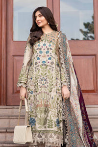 Maria.B 3 Piece Unstitched Embroidered Linen Suit | DL-1211