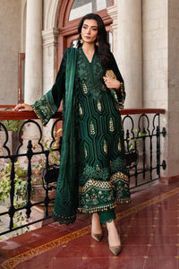 Maria.B 3 Piece Unstitched Embroidered Velvet Suit | DL-1212