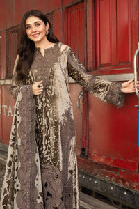 Maria.B 3 Piece Unstitched Embroidered Palachi Suit | DL-1201