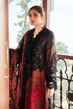 3 Piece Unstitched Embroidered Woven Suit | DL-1204