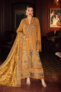 Maria.B 3 Piece Unstitched Embroidered Twill Linen Suit | DL-1207