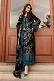 Maria.B 3 Piece Unstitched Embroidered Velvet Suit | DL-1208