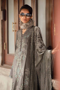 Maria.B 3 Piece Unstitched Embroidered Velvet Suit | DL-1209