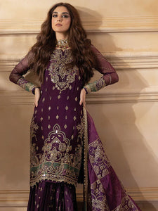 Charizma Dastaan-e-Jashan Luxury Chiffon 24 Unstitched 3Pc Suit DJW4-03