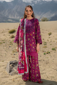 Mbasics 3 Pc Unstitched Printed Khaddar Suit | 505-A