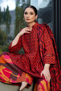 Mbasics 3 Pc Unstitched Printed Khaddar Suit | 506-B