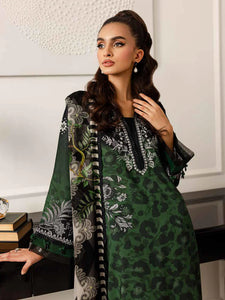 NUREH Signature Printed Viscose Unstitched 24 3Pc Suit SP-127