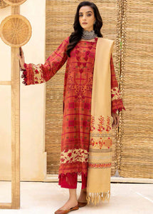 Charizma Embroidered Khaddar Suits Unstitched 3 Piece  CKD 08 - Winter Collection