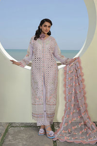 Maryam Hussain Embroidered Lawn Suit Unstitched 3 Piece MHL24 D-04- Luxury Collection