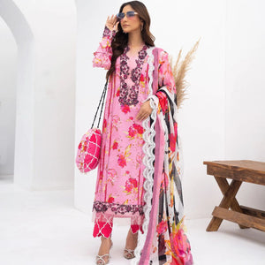 MISHI BY ANUM MISBAH Unstitched collection Vol 1 2024 DE-03 HURRAM