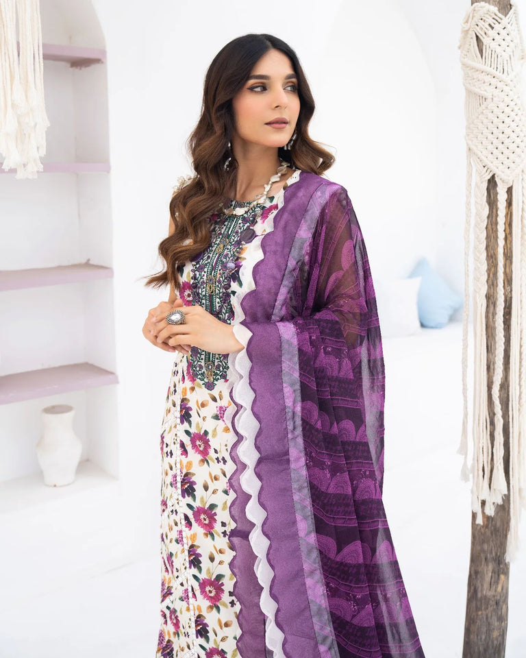 MISHI BY ANUM MISBAH Unstitched collection Vol 1 2024 DE-01 MISHAL