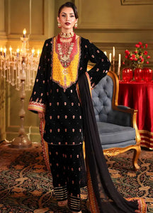 Signora by Charizma Embroidered Velvet Suits Unstitched 3 Piece CVT4-14