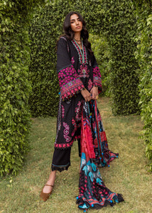 Siraa By Sadaf Fawad Khan Embroidered Lawn Suits Unstitched 3 Piece SDF24 Ada (B) - Luxury Collection